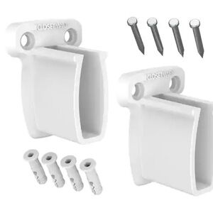 ClosetMaid Pre-Loaded Wall Shelf Brackets with Anchors for Wire Shelving 14-Pack